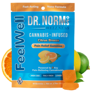 Dr Norm's Feelwell PAIN RELIEF GUMMIES citrus breeze